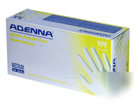 Adenna npf blue nitrile exam gloves medium 1000CT