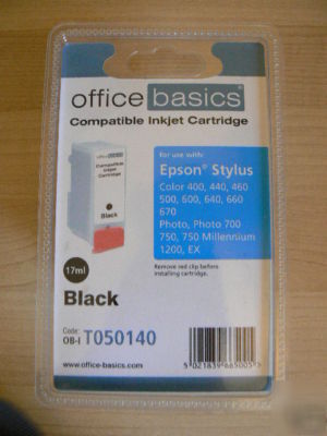 New epson stylus black cartridge T050140 sealed