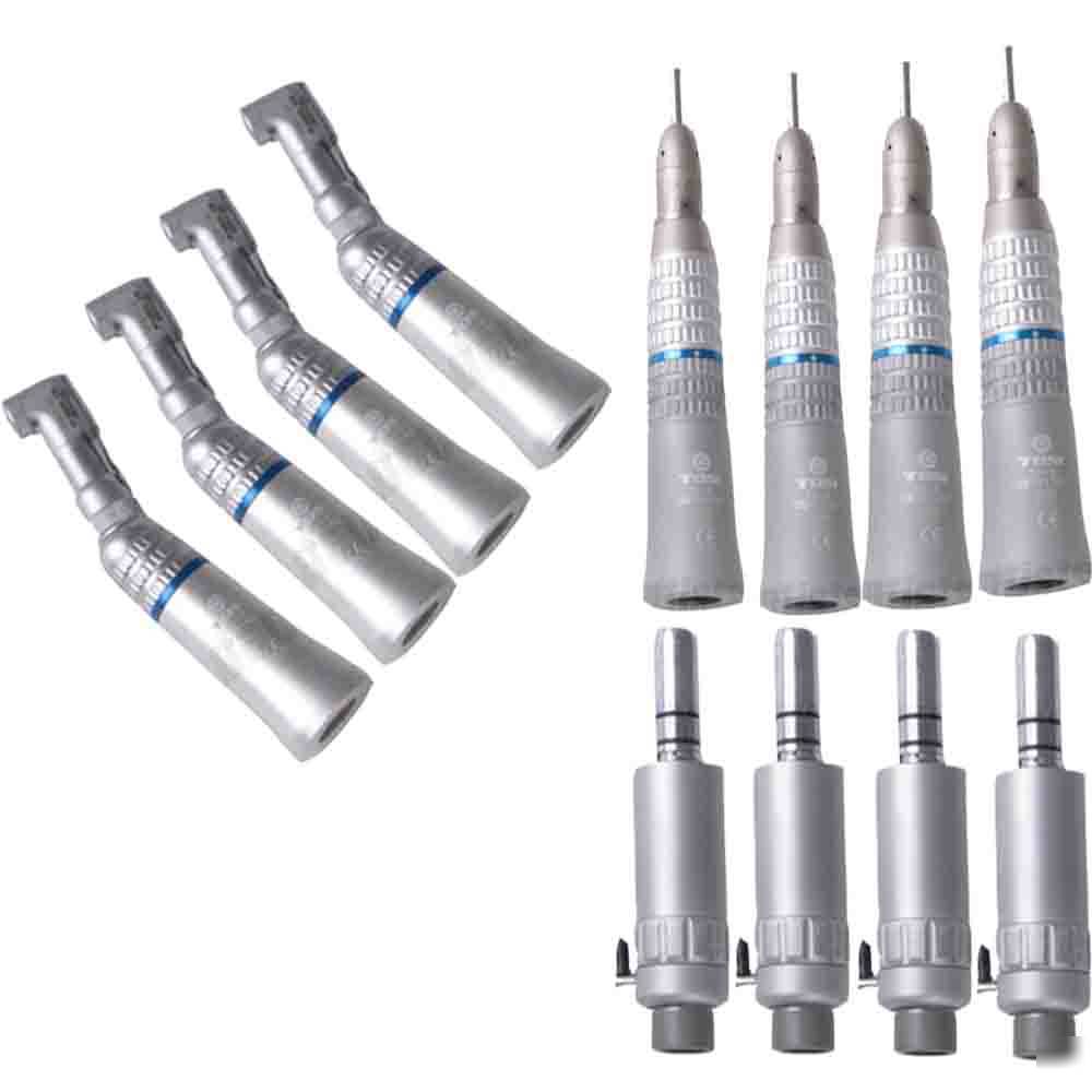 4 dental handpiece low speed straight nose contra angle