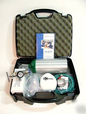 Medical dental oxygen portable emergency w/demand valve