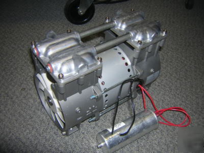Merits A182 rocking piston compressor/vacuum pump, 115V