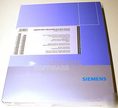 Siemens S7 plc software micro/win S7-200 (V4.0 SP2)