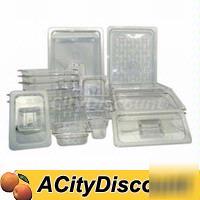 4 dz 1/2 size polycarbonate solid food pan covers