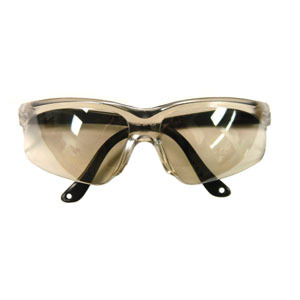 Visio safety glasses -- silver mirror