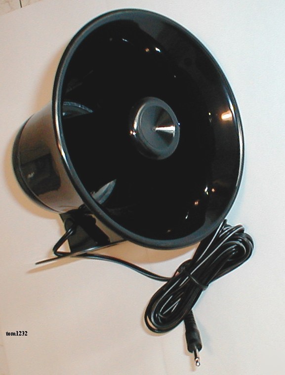 Weather resistant cb radio 15 watt pa speaker horn 