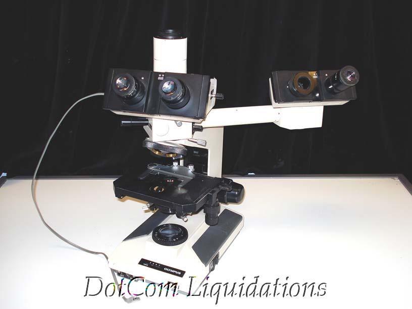 Olympus bh-2 trinocular research microscope model bht