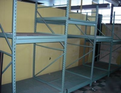 4'X4'X8' heavy duty industrial shelves 48