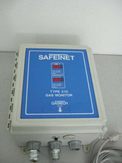 Thermo / gastech safetnet gas monitor type 210