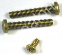 Brass screws for 1-1/4