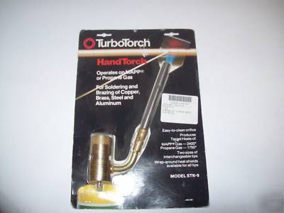  turbotorch hand torch model stk-9 mapp or propane gas