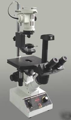 Inverted biological trino microscope w phase contrast 