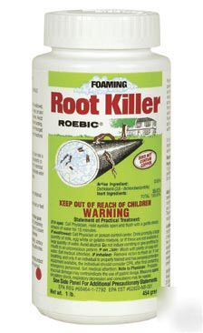 Roebic foaming root killer case lot of 12 - kills roots