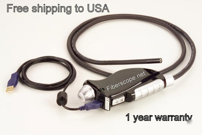 Portable flexible usb videoscope, borescope, boroscope