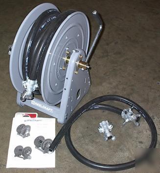 Reelcraft heavy duty service reel + military hose 