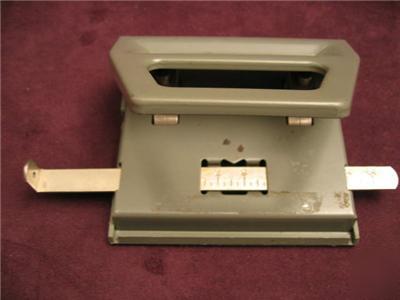 Boston 2 hole metal paper punch home, office, crafts ec