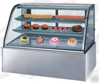 Cooltech refrigerated bakery display curved case 48