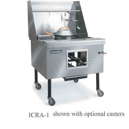 Imperial icra-1 wok range, one burner, water cooled top