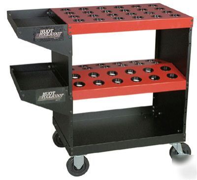 Huot toolscoot cnc cart for 40 or 50 taper tool holders