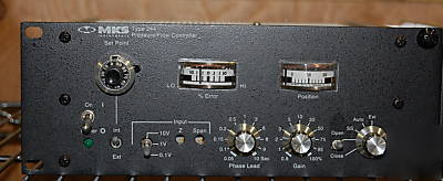Mks instruments 244E pressure/flow controller 244E1VPO