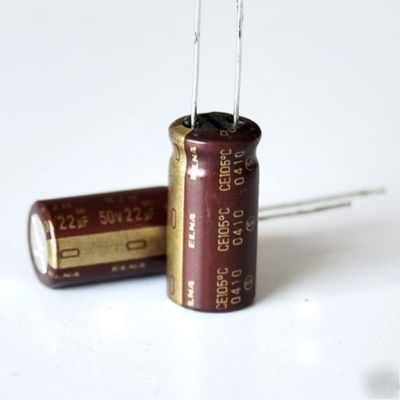 10PCS elna 50V 22UF rjh series capacitor
