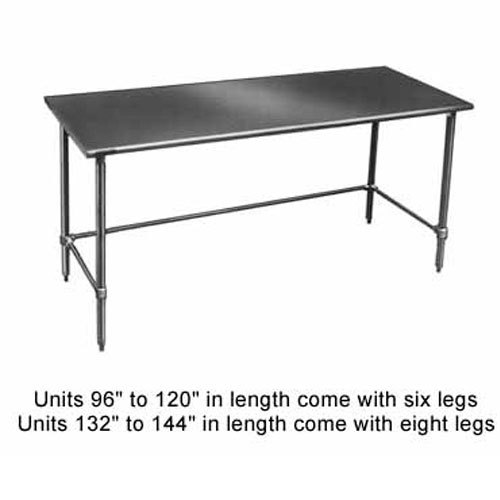 Eagle T3084STB work table, stainless steel top, stainle
