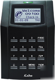 Fingertec kadex rfid card reader time clock 