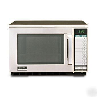New sharp commercial microwave oven model r-22-gv 