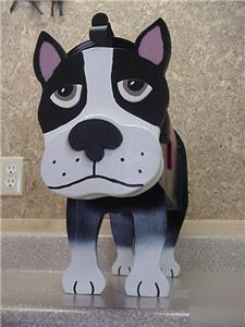 â™¥ boston terrier dog mailbox mailboxes mail box dogs â™¥