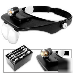Professional inpection jeweler magnifier head set