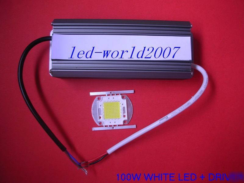 1X 100W white led 6500LM + 1X AC85V-265V driver diy