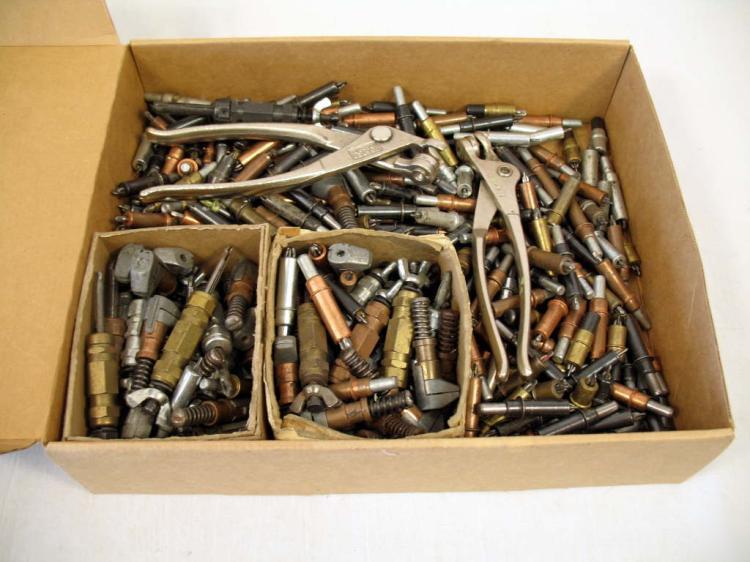 Lot cleco fasteners aircraft sheet metal + wrenches