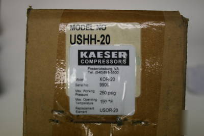 New kaeser kor-20 compressed air filter, brand in box