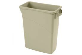 16 gallon rectangular rubbermaid waste receptacle