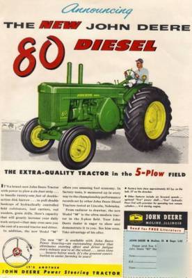 1956 john deere 80 standard tractor ie diesel 830 820 r