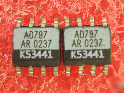2PCS analog device opamp AD797 AD797AR smt