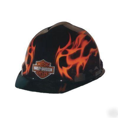 Harley davidson flame hard hat_safety _cap HDHHAT10