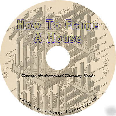 How to frame a house - {9} vintage books on cd