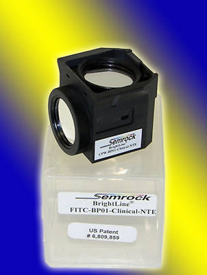 New nikon-semrock fitc fluorescent microscope filter 