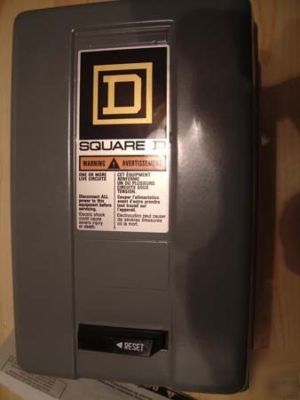 New square d magnetic nema rated starter w/enclosure