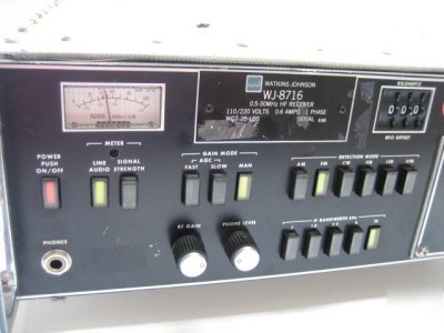 Watkins johnson wj-8716 hf receiver ham radio 0.5-30MHZ