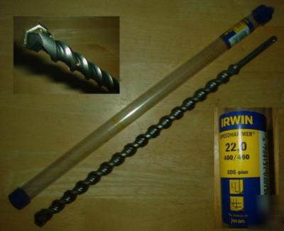 Irwin 22MM x 460MM sds speedhammer masonry drill bit 