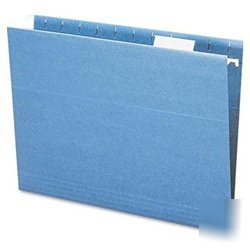 New 100% recycled hanging file folders, letter size,...