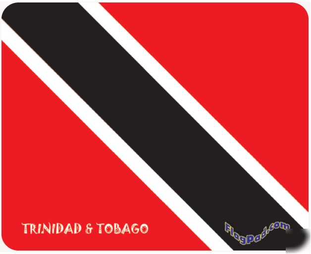 Trinidad flag mouse pad