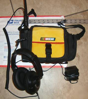 Uniden bearcat SC150B scanner nascar indycar headphones