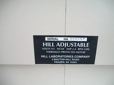  hill ha 90C air drop adjustable table very nice 