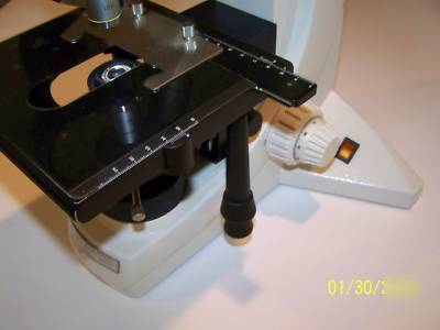 Leica dmls / dm ls stereo microscope with camera.