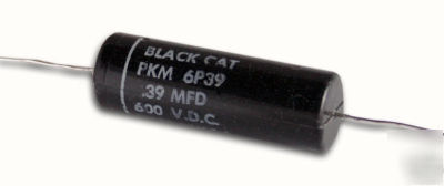 New 10 x 0.39UF 600V cde black cat tube amp capacitors 