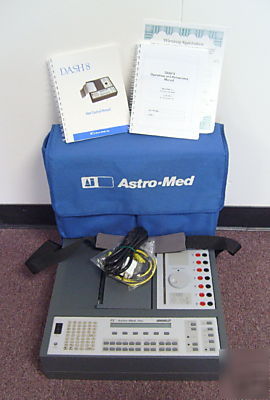New astro med dash 8 eight channel field chart recorder