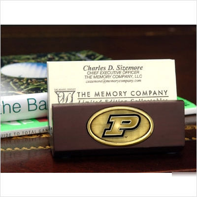 Purdue university business card holder