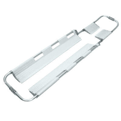 Scoop stretcher foldable lightweight aluminum w/ straps